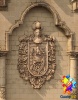 Escudo de Guatemala en fachada del Palacio Nacional