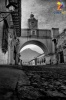 Arco de Santa Catarina en blanco y negro
