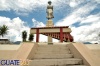 Monumento a la Marimba comenzando la cuesta blanca