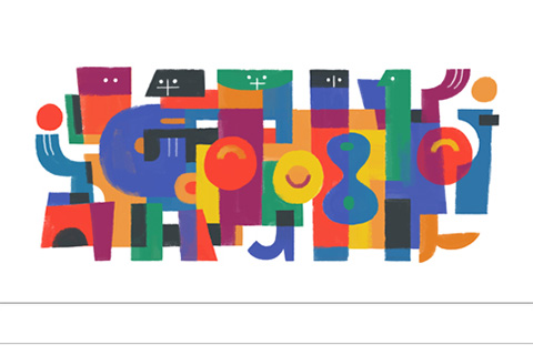Carlos Mérida homenajeado por Google