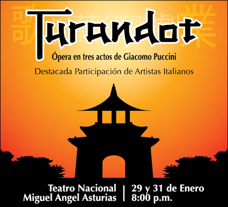 Ópera Turandot en Guatemala