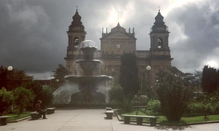 Fotos del antiguo Parque Central de Guatemala