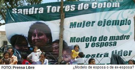Guatemala a Sandra Torres: ¡No, No, No!