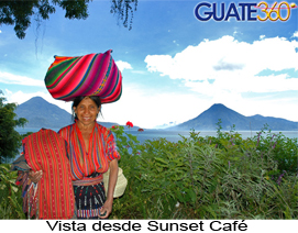 ¿Un café viendo el atardecer en el Lago de Atitlán?