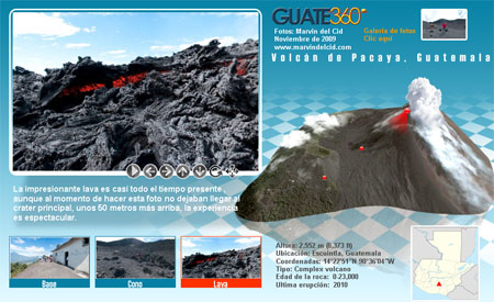 Tour virtual del Volcán de Pacaya