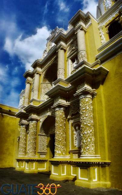 Iglesia de la merced en La Antigua Guatemala
