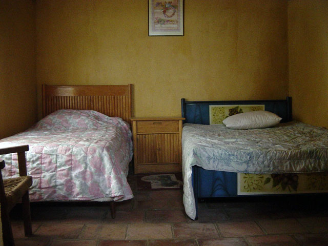 Habitación de los bungalows