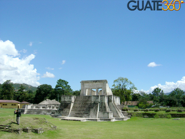 Templo en Zaculeu