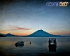 Lago de Atitlan visto al amanecer