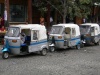 La Antigua Guatemala y sus Moto taxis o tuk tuks
