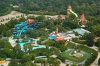 Toboganes y piscinas del parque Xocomil en Retalhuleu