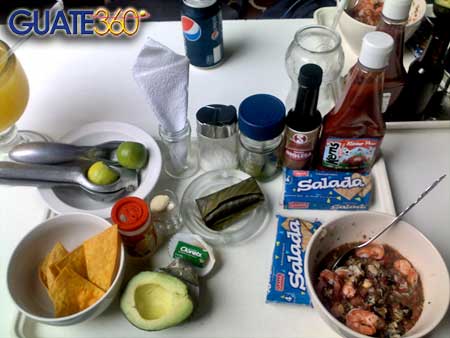 Ceviches de Guatemala en La Sexta Avenida de la zona 1.